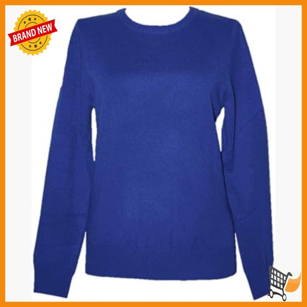 Women's Cashmere Pullover Sweater Long Sleeve Round Neck Winter Luxury